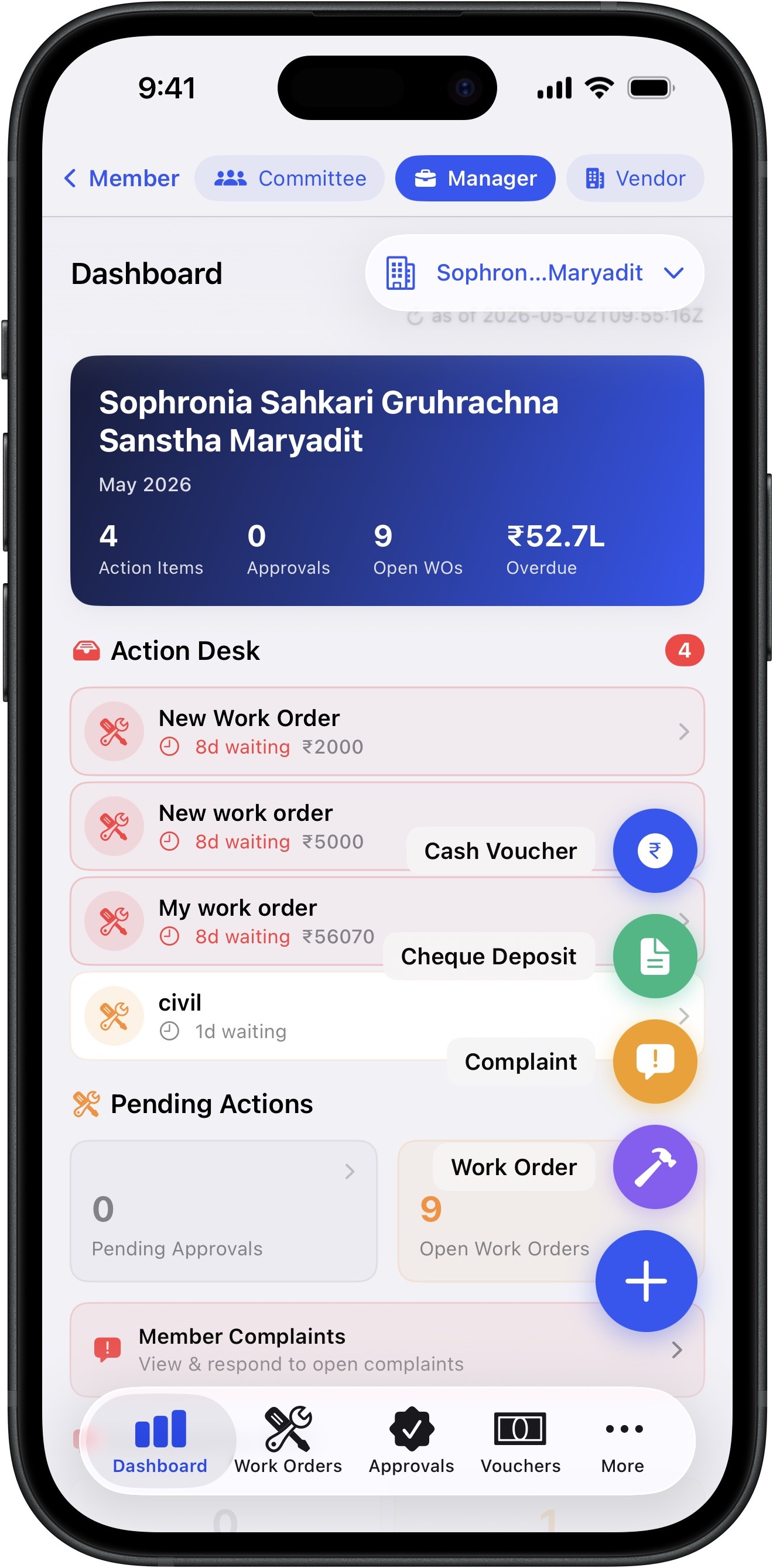 Manager Dashboard